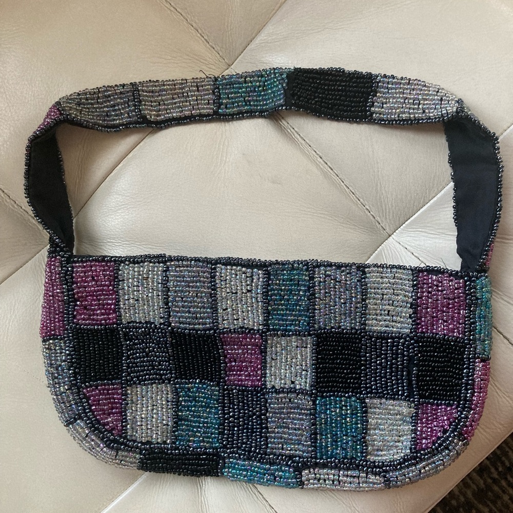 Beaded hand bag purse